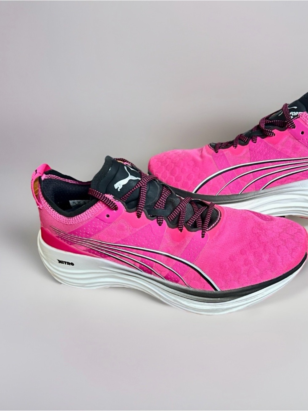 Puma Women’s ForeverRun Nitro SAMPLE – Ravish Pink – Size 10 – Excellent